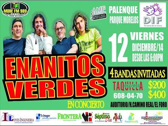 Concierto de Enanitos Verdes en Tijuana