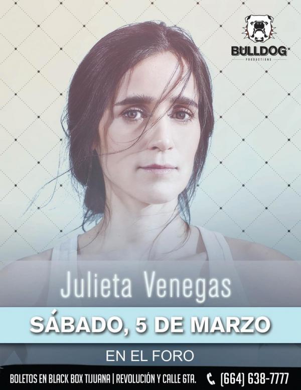 Concierto de Julieta Venegas en Tijuana, Baja California, México, Sábado, 05 de marzo de 2016
