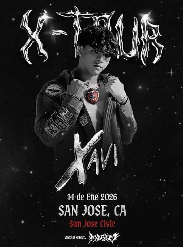 Concierto de Xavi, X Tour, en San José, California, Estados Unidos, Miércoles, 14 de enero de 2026