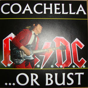 Disco Coachela Or Bust de AC/DC