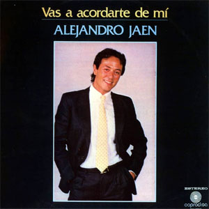 Disco Vas a Acordarte De Mí de Alejandro Jaén