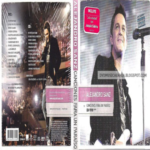 Disco Canciones Para Un Paraíso En Vivo (Dvd) de Alejandro Sanz