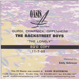 Disco The Lonely de Backstreet Boys