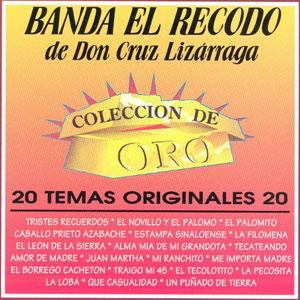 Disco Colección De Oro 20 Temas Originales de Banda El Recodo