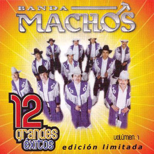 Disco 12 Grandes Exitos Vol 1 de Banda Machos