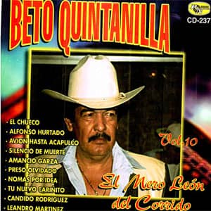 Disco El Mero Leon Del Corrido, Vol. 10 de Beto Quintanilla