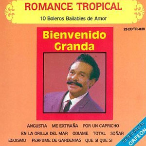 Disco Romance Tropical de Bienvenido Granda