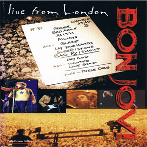 Disco Live From London de Bon Jovi 