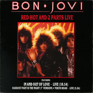 Disco Red Hot And 2 Parts Live de Bon Jovi 