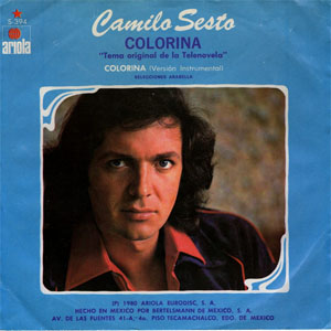 Disco Colorina de Camilo Sesto