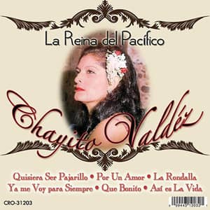 Disco La Reina del Pacífico de Chayito Valdez