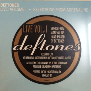 Disco Live: Volume 1 - Selections From Adrenaline de Deftones