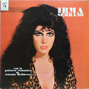 Disco Con La Guitarra Romántica de Antonio Bribiesca de Irma Serrano