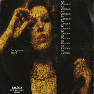 Disco Coraggio E Paura de Iva Zanicchi