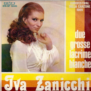 Disco Due Grosse Lacrime Bianche de Iva Zanicchi