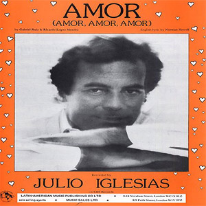 Disco Amor Amor Amor de Julio Iglesias