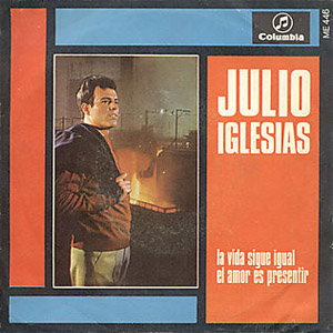 Disco La Vida Sigue Igual de Julio Iglesias