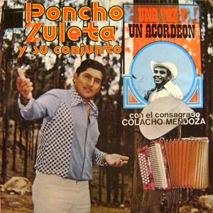Disco Una Voz Y Un Acordión de Los Hermanos Zuleta
