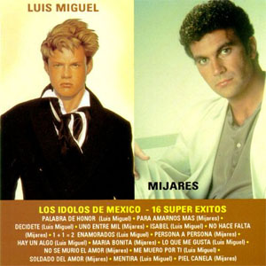 Disco Los Ídolos de México de Luis Miguel