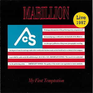 Disco My First Temptation de Marillion