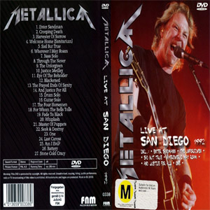 Disco Live In San Diego '92 (Dvd) de Metallica
