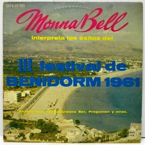 Disco III Festival De Benidorm 1961 de Monna Bell