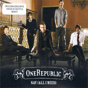 Disco Say (All I Need) (Cd Single) de OneRepublic