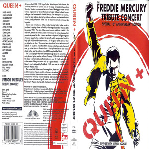 Disco The Freddie Mercury Tribute Concert (Dvd) de Queen