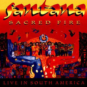 Disco Sacred Fire de Santana