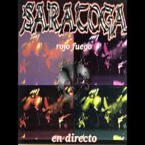 Disco Rojo Fuego (En Directo) de Saratoga