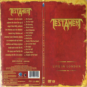 Disco Live In London (Dvd)  de Testament