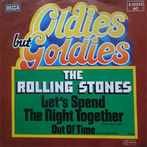 Disco  Let's Spend The Night Together / Out Of Time de The Rolling Stones