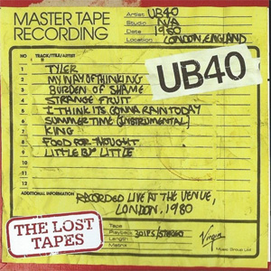 Disco The Lost Tapes 1980 de UB40